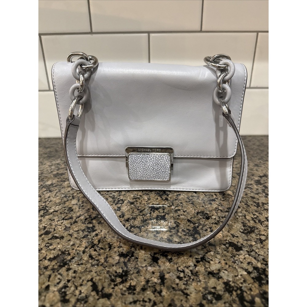 Michael Kors light grey crossbody/hand bag